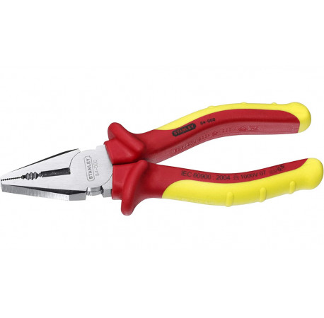 Плоскогубцы электрика MaxSteel VDE 1000V комбинированные 160 мм Stanley 0-84-000