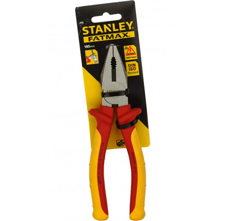Плоскогубцы электрика MaxSteel VDE 1000V комбинированные 175 мм Stanley 0-84-001 стоимость