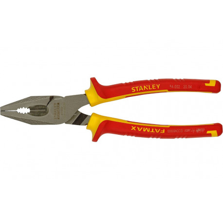 Плоскогубці електрика MaxSteel VDE 1000V комбіновані 200 мм Stanley 0-84-002 купити