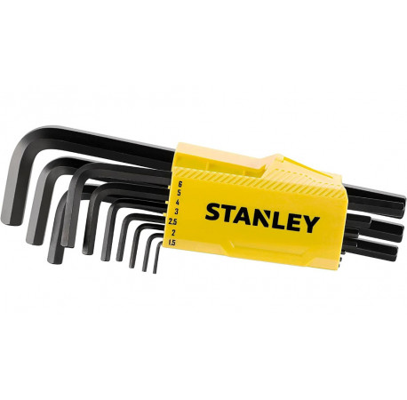 Набор ключей шестигранных HEX GRIP 10 шт Stanley 0-89-904 купить