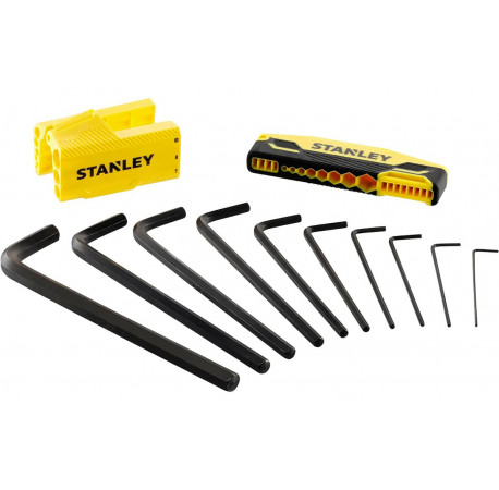 Набор ключей шестигранных HEX GRIP 10 шт Stanley 0-89-904 цена