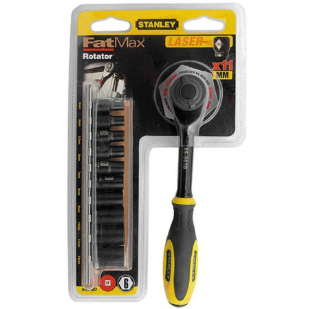Набір торцевих головок 1/4 Rotator 11 шт Stanley 0-94-607
