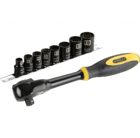 Набір торцевих головок 1/4 Rotator 11 шт Stanley 0-94-607 купити