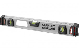 Рівень алюмінієвий 600 мм 3 капсули STANLEY FatMax I Beam 1-43-554