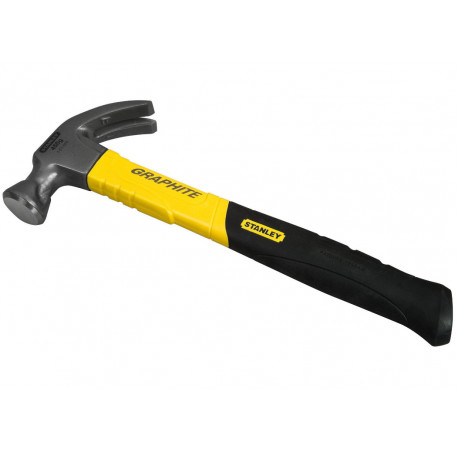 Молоток Graphite Curve Claw з цвяходером 450 г Stanley 1-51-505 ціна