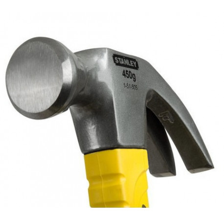 Молоток Graphite Curve Claw з цвяходером 450 г Stanley 1-51-505 В Тулс ДеВолт