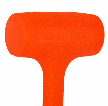 Молоток рихтовочный без отскока Soft Face Compocast 600 г Stanley 1-57-532 цена