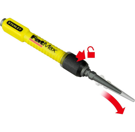 Борідок добійник FatMax® Interchangeable Nail Set 0.8/1.6 мм довжина 76 мм Stanley 1-58-501 ціна