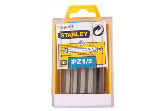 Біта двостороння Pozidriv 1/4 L60 Pz1-Pz2 Stanley 1-68-786