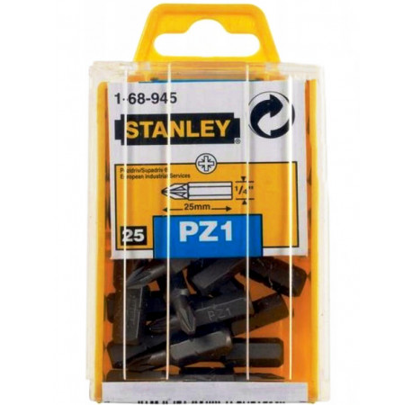 Бита Pozidriv 1/4 L25 Pz1 Stanley 1-68-945