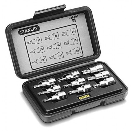 Набір торцевих головок Torx Т20-Т60 1/2 9 шт Stanley 1-89-098
