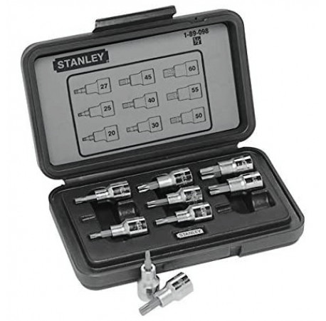 Набір торцевих головок Torx Т20-Т60 1/2 9 шт Stanley 1-89-098 купити