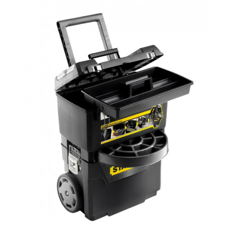 Ящик на колесах IML Mobile Work Center 2в1 473x302x627 мм STANLEY 1-93-968 купити