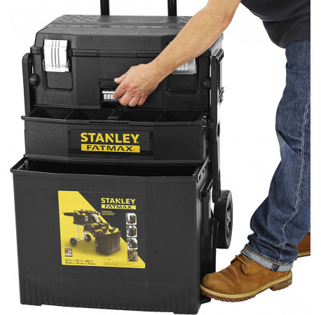 Ящик профессиональный FatMax Mobile Work Station Cantilever 549x733x413мм с колесами STANLEY 1-94-210 купить