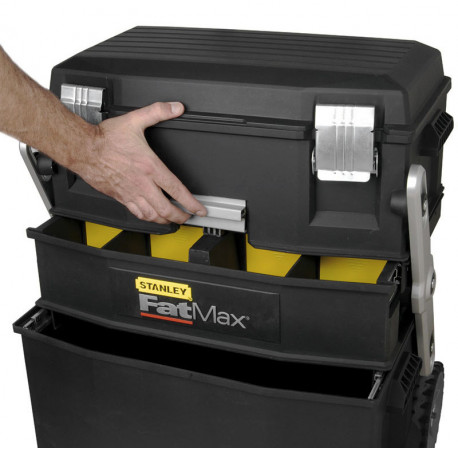 Ящик профессиональный FatMax Mobile Work Station Cantilever 549x733x413мм с колесами STANLEY 1-94-210 с доставкой