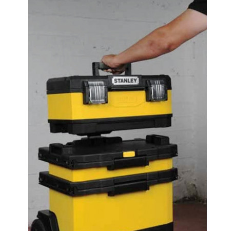 Ящик металлопластмассовый на колесах Rolling Workshop 568x730x389 мм STANLEY 1-95-621 в Тулс ДеВолт