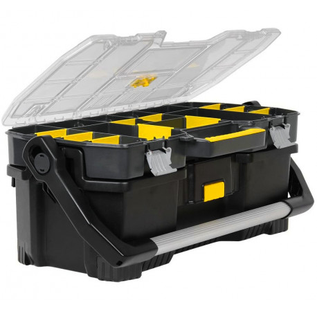 Ящик профессиональный со съемным органайзером 670x323x251 мм открытый STANLEY 1-97-514 цена