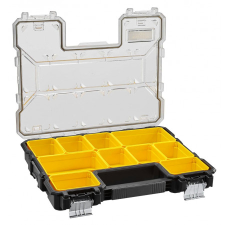 Органайзер професійний FATMAX SHALLOW PRO METAL LATCH вологозахисний 446x74x357 мм STANLEY 1-97-517 купити