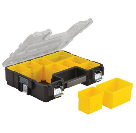 Органайзер професійний FATMAX SHALLOW PRO METAL LATCH вологозахисний 446x116x357 мм STANLEY 1-97-518 купити