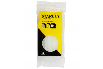 Термоклей DualMelt двухтемпературный прозрачный d11,3 мм L100 мм STANLEY 1-GS15DT