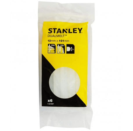 Термоклей DualMelt двотемпературний прозорий d11,3 мм L100 мм STANLEY 1-GS15DT