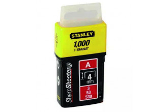 Скоби тип А для степлера ручного Light Duty 4 мм уп 1000 шт STANLEY 1-TRA202T
