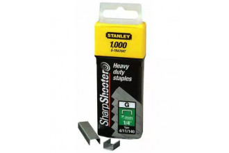 Скоби тип G для степлера Heavy Duty 6 мм уп 1000 шт STANLEY 1-TRA704T