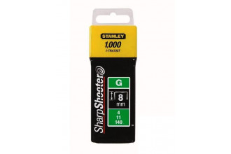 Скобы тип G для степлера Heavy Duty 8 мм уп 1000 шт STANLEY 1-TRA705T