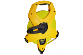 Рулетка измерительная PowerWinder Fiberglass 100 м пластмассовый корпус Stanley 2-34-777