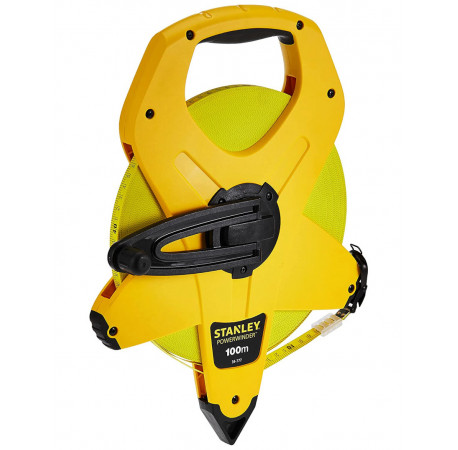 Рулетка измерительная PowerWinder Fiberglass 100 м пластмассовый корпус Stanley 2-34-777