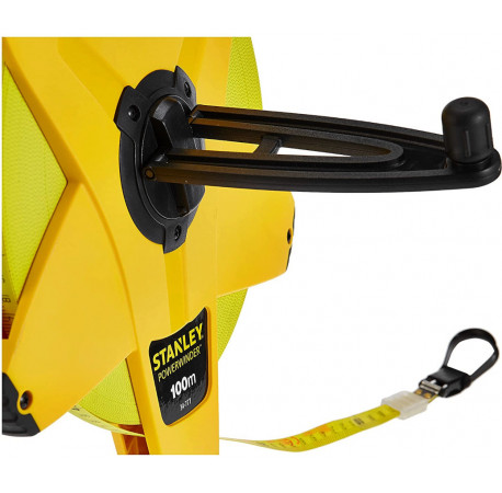 Рулетка измерительная PowerWinder Fiberglass 100 м пластмассовый корпус Stanley 2-34-777 в Тулс ДеВолт