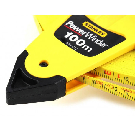 Рулетка измерительная PowerWinder Fiberglass 100 м пластмассовый корпус Stanley 2-34-777 с доставкой