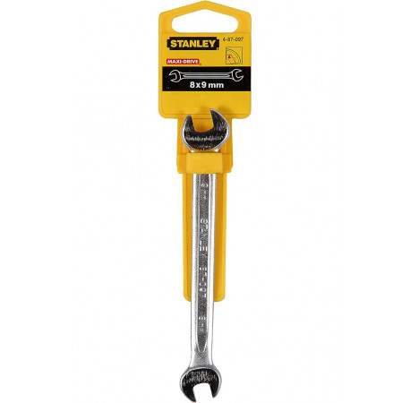 Ключ гаечный рожковый метрический 8x9 мм Stanley 4-87-097 купить
