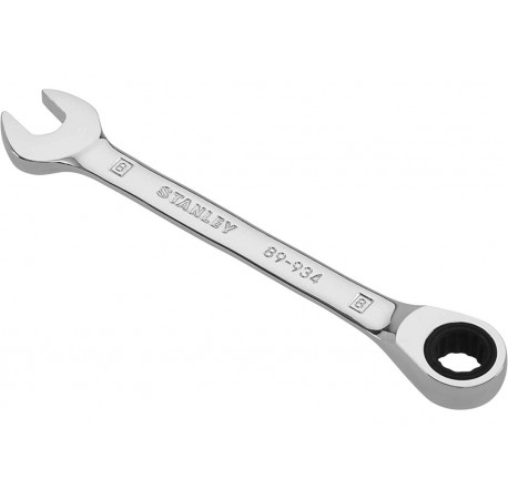 Ключ гайковий комбінований з храповим механізмом 8 мм Stanley 4-89-934