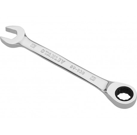Ключ гайковий комбінований з храповим механізмом 13 мм Stanley 4-89-938