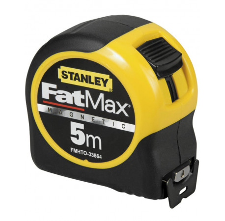 Рулетка вимірювальна FatMax Blade Armor 5 м пластмасовий прорезинений корпус Stanley FMHT0-33864