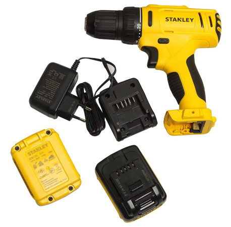 Дриль-шуруповерт акумуляторний STANLEY SCD121S2K ціна