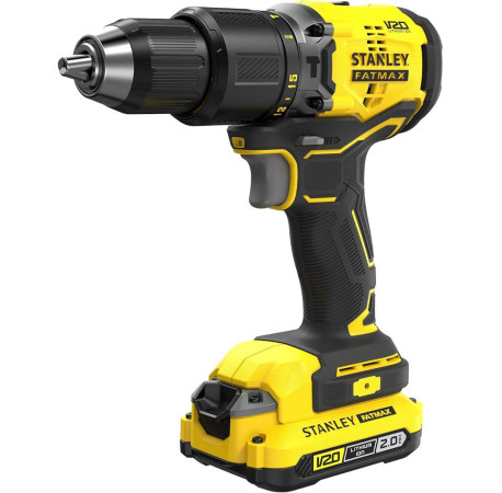 Дриль-шуруповерт акумуляторний ударний Li-lon 18В 2Аг 60Нм STANLEY Fatmax SFMCD715D2K