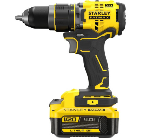 Дриль-шуруповерт акумуляторний ударний Li-lon 18В 2Аг 80Нм STANLEY Fatmax SFMCD721D2K купити