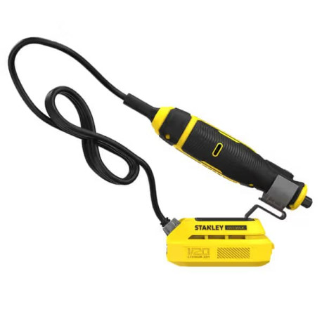 Міні-прямошліфувальна машина акумуляторна Li-Ion 18В 34000об Stanley Fatmax SFMCE030B ціна
