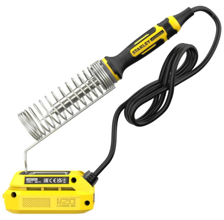 Паяльник аккумуляторный V20 18В Stanley Fatmax SFMCE040B цена