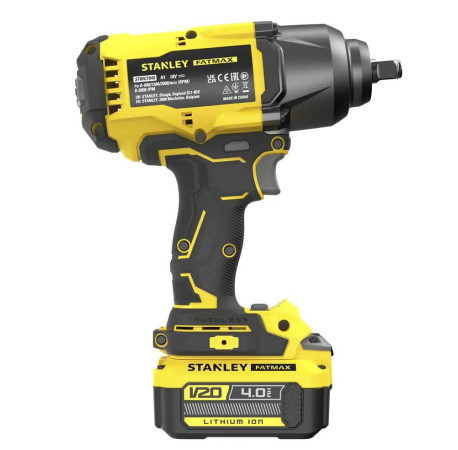 Гайковерт акумуляторний ударний Li-lon 18В 4Аг 950Нм Stanley Fatmax SFMCF940M1 В Тулс ДеВолт