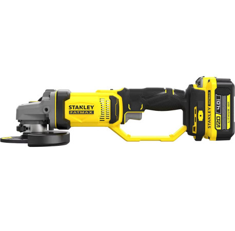 Шлифмашина угловая болгарка аккумуляторная Li-lon 18B 4Ач 125мм 8500об Stanley Fatmax SFMCG400M2K купить