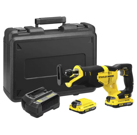 Пила шабельна акумуляторна Li-lon 18В 2Аг 3000ход Stanley Fatmax SFMCS300D2K ціна