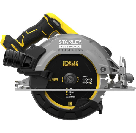 Пила циркулярная аккумуляторная Li-lon 18В 190мм Stanley Fatmax SFMCS550B купить