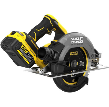 Пила циркулярная аккумуляторная Li-lon 18В 4Ач 190мм Stanley Fatmax SFMCS550M2K в магазине Tools DeWalt