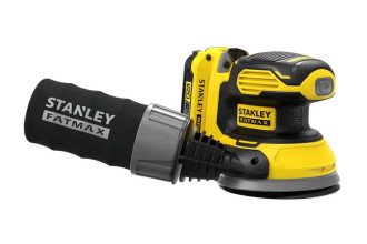 Шліфмашина ексцентрикова акумуляторна Li-Ion 18В 2Аг 125мм Stanley Fatmax SFMCW220D1S