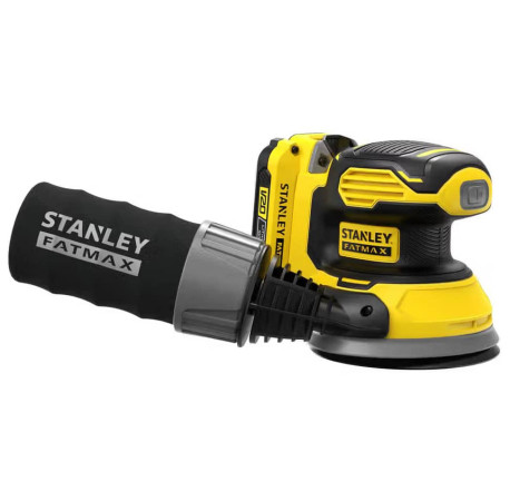 Шліфмашина ексцентрикова акумуляторна Li-Ion 18В 2Аг 125мм Stanley Fatmax SFMCW220D1S