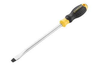 Отвертка Cushion Grip 200мм с параллельным жалом шлиц SL10 Stanley STHT16150-0