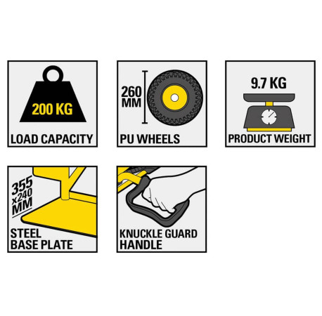 Візок вантажний на колесах Stanley SXWT-HT522 каталог